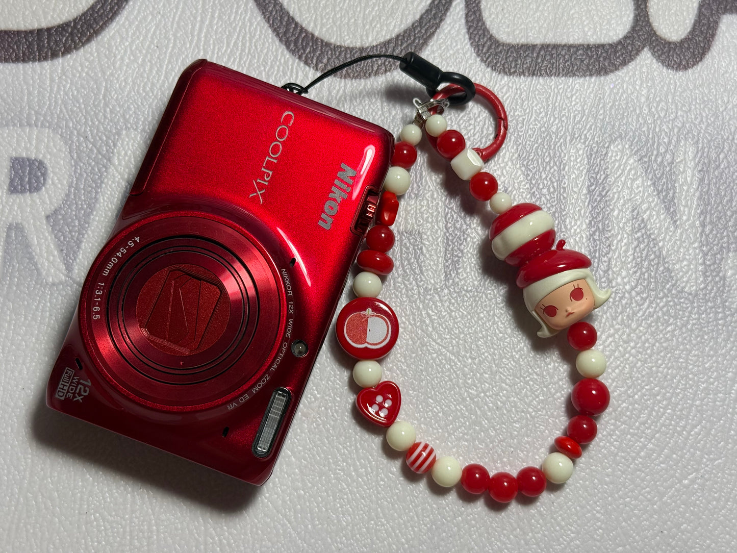 Nikon Coolpix S6500 16MP 12X Zoom Digital Camera Complete Red