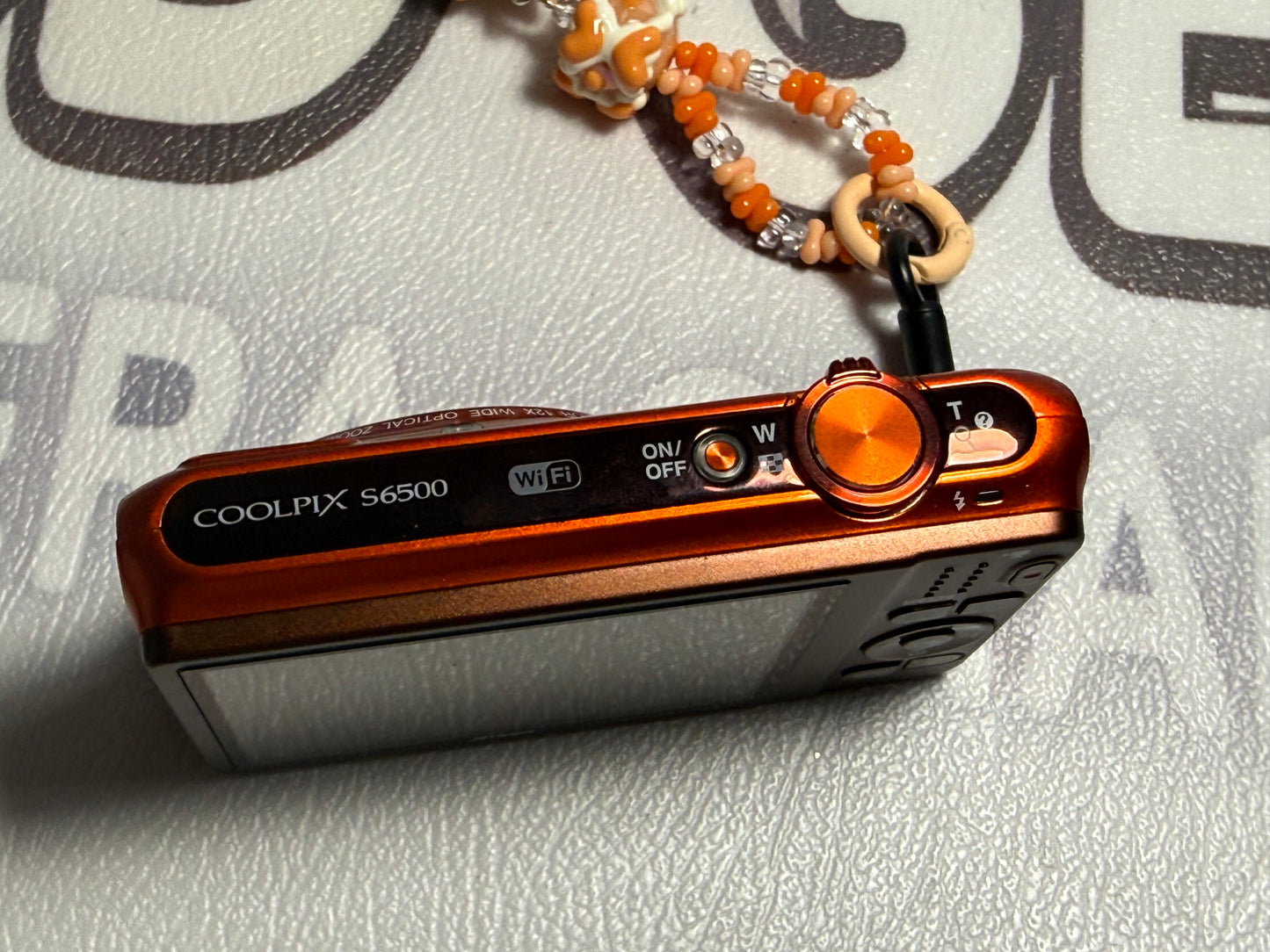 Nikon Coolpix S6500 16MP 12X Zoom Digital Camera Complete ORANGE