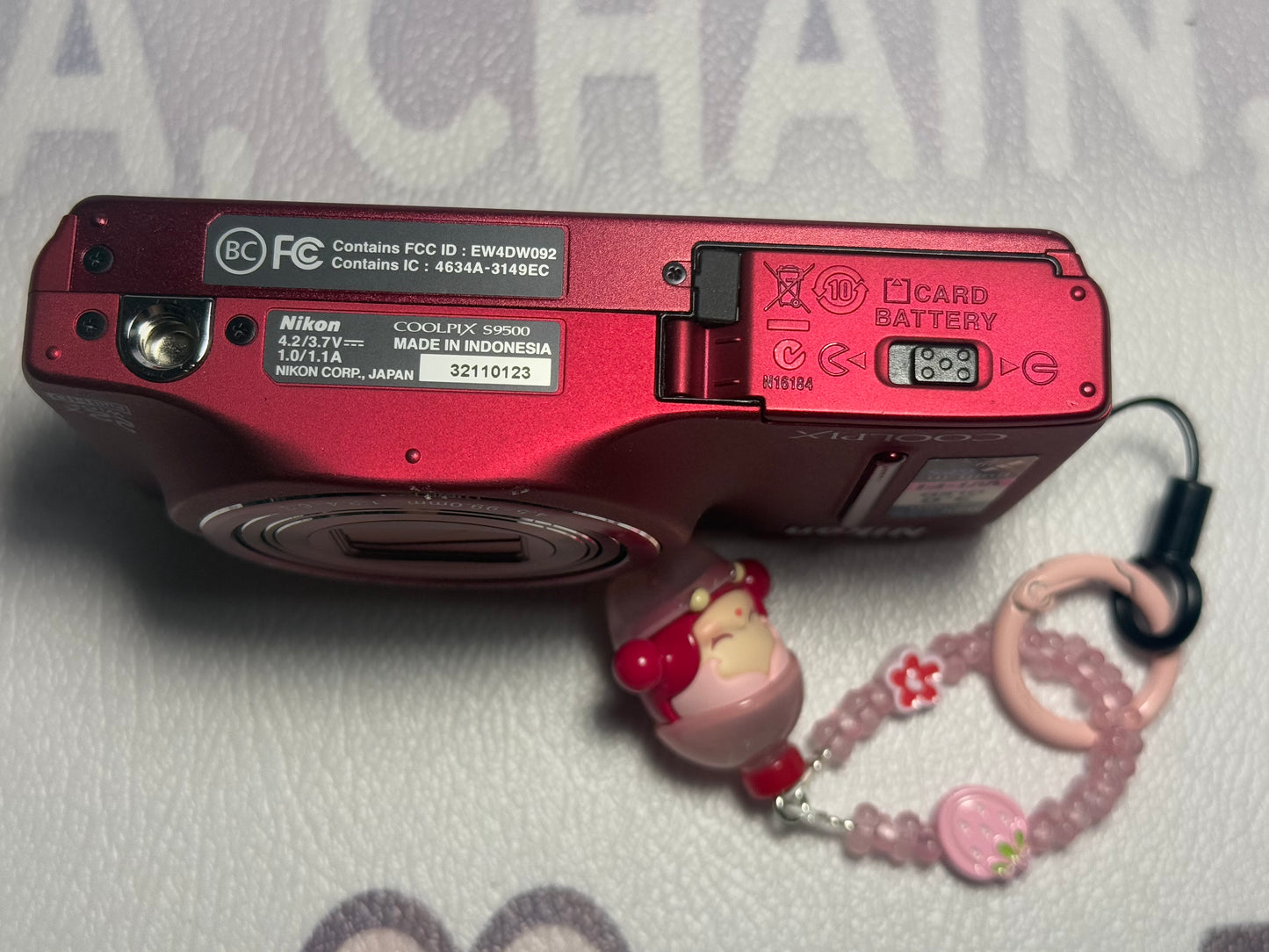 Nikon COOLPIX S9500 18.1 MP Wi-Fi&GPS Compact Digital Camera Color RED