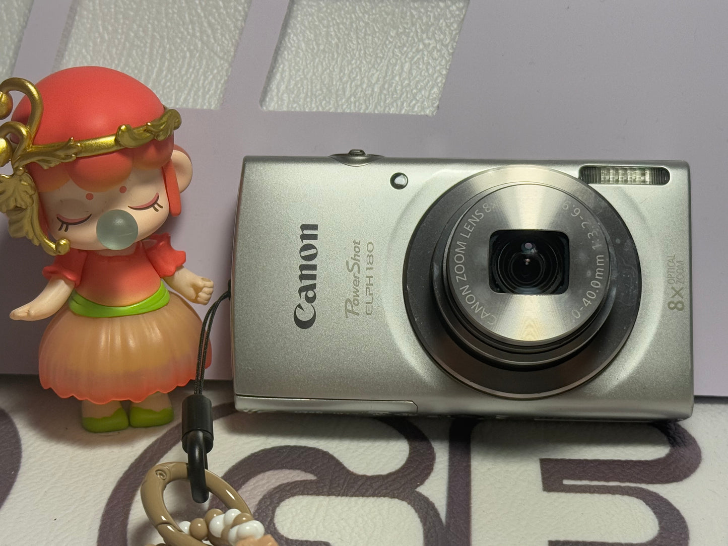Canon PowerShot ELPH 180 20 MP 8x Zoom Digital Camera Silver