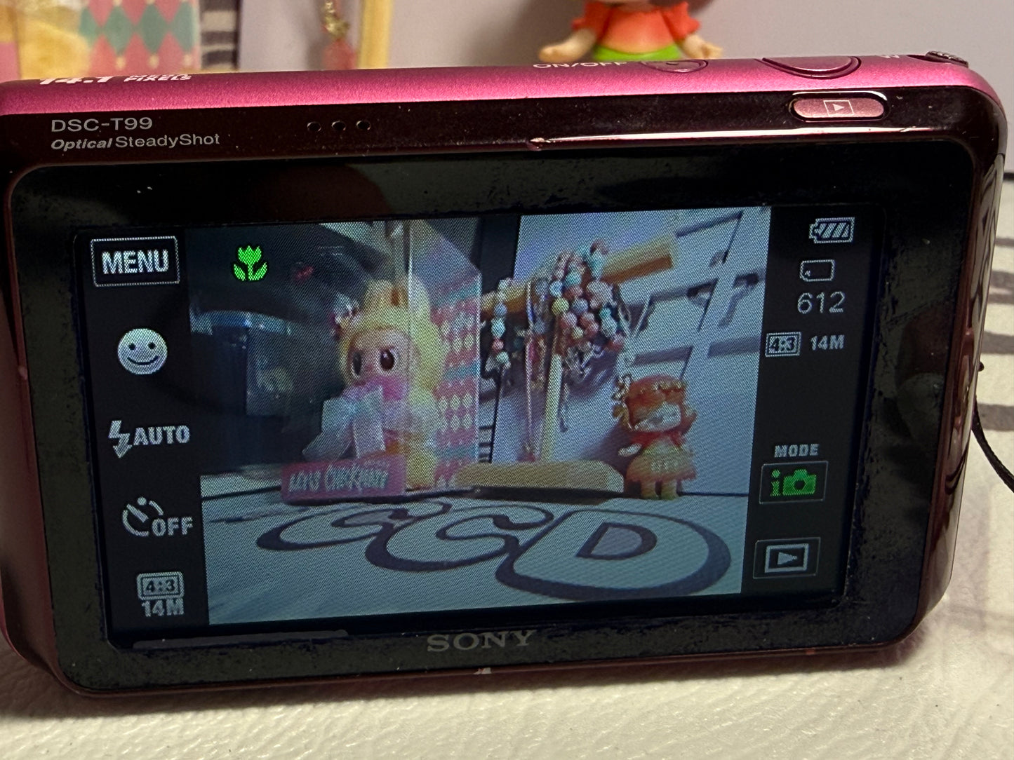 SONY DSC-T99 Digital Camera Cyber Shot Pink