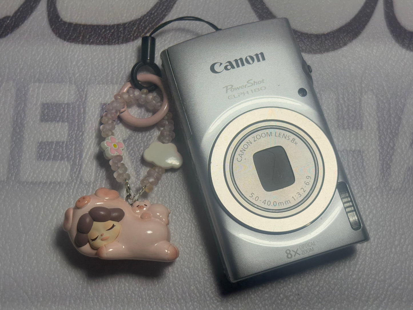 Canon PowerShot ELPH 180 20 MP 8x Zoom Digital Camera Silver