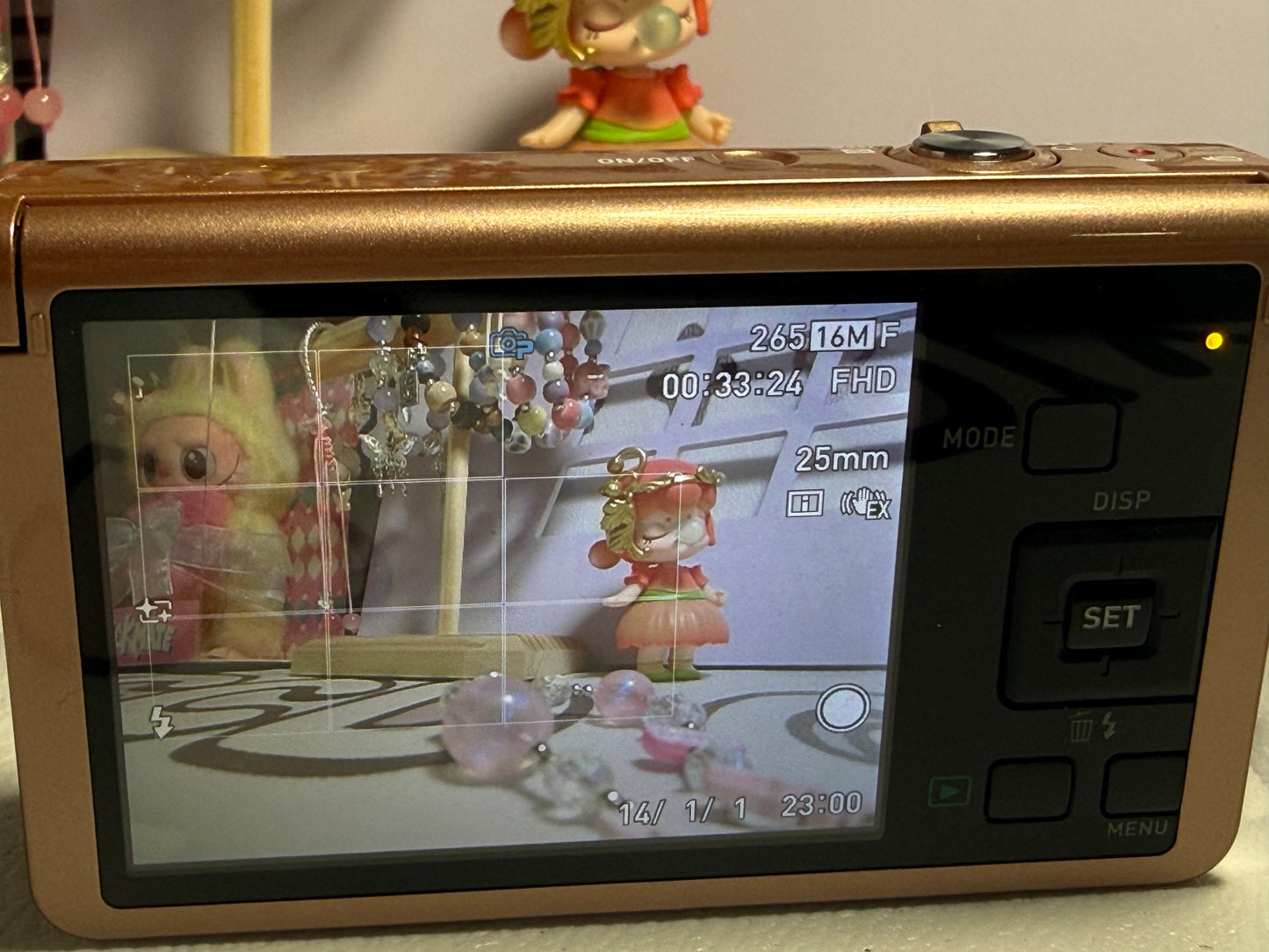 CASIO EXILIM EX-ZR50 16.1MP High Sseed Digital Camera Pink Compact