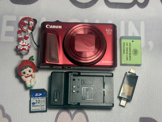 Canon powershot sx720 hs digital camera red