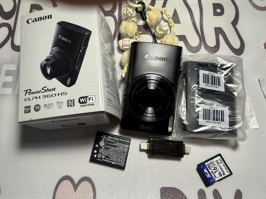 Canon PowerShot ELPH 360 HS Digital Camera