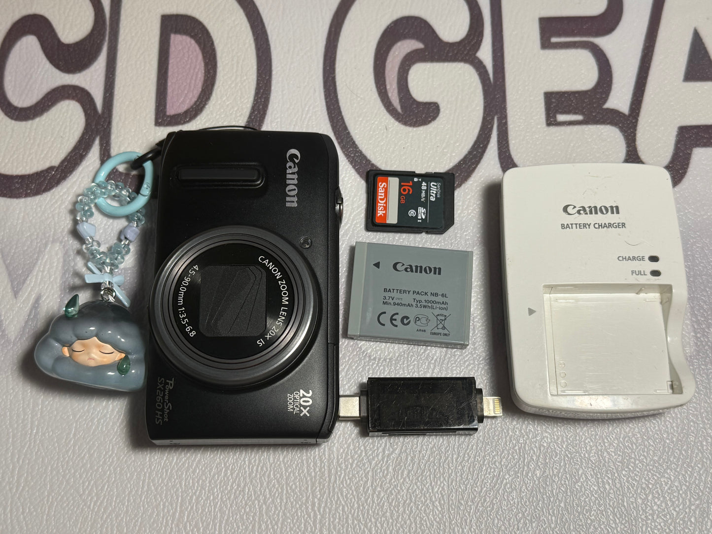 Canon PowerShot SX260 HS 12.1MP Digital Camera Black