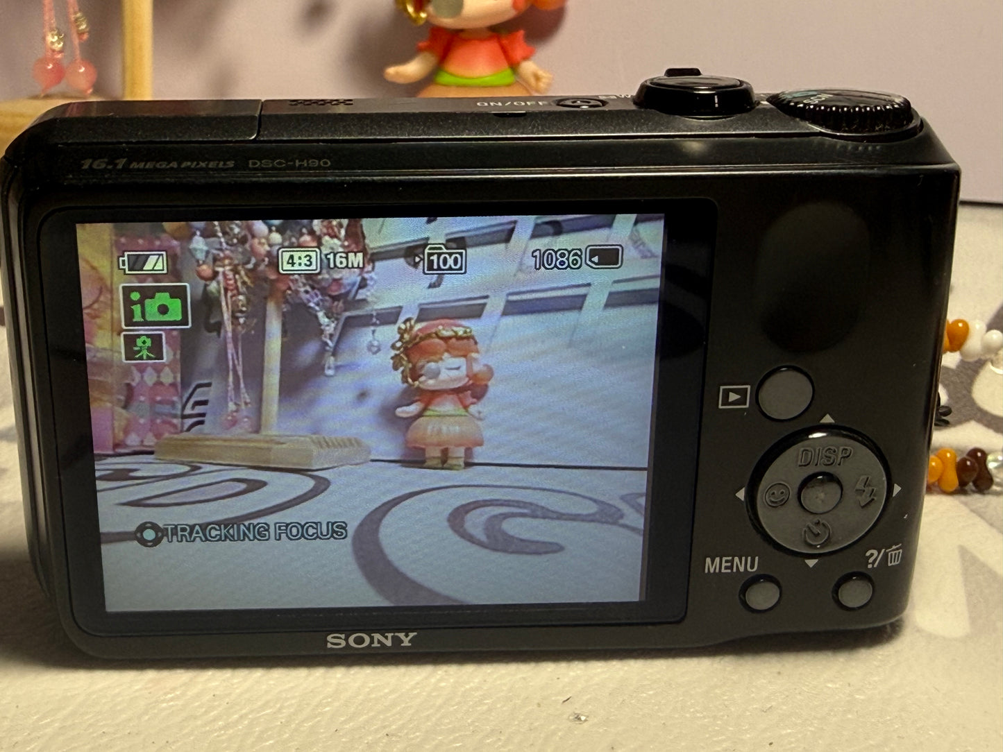 Sony Cyber-Shot DSC-H90 16.1MP Digital Camera Black