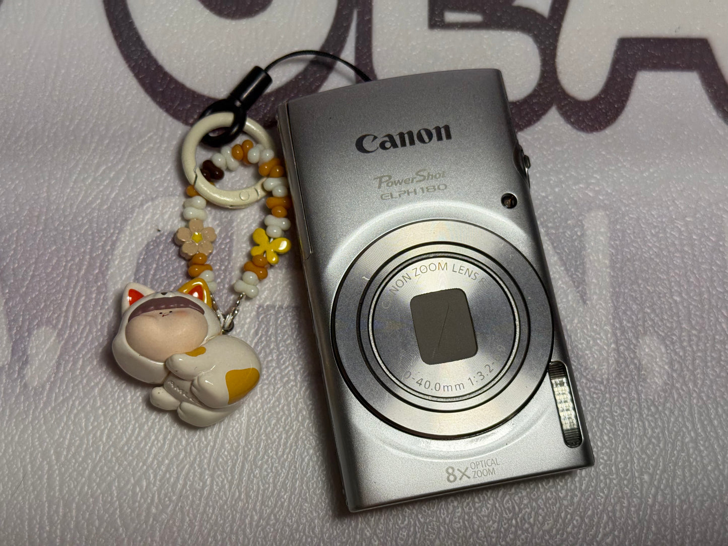 Canon PowerShot ELPH 180 20 MP 8x Zoom Digital Camera Silver