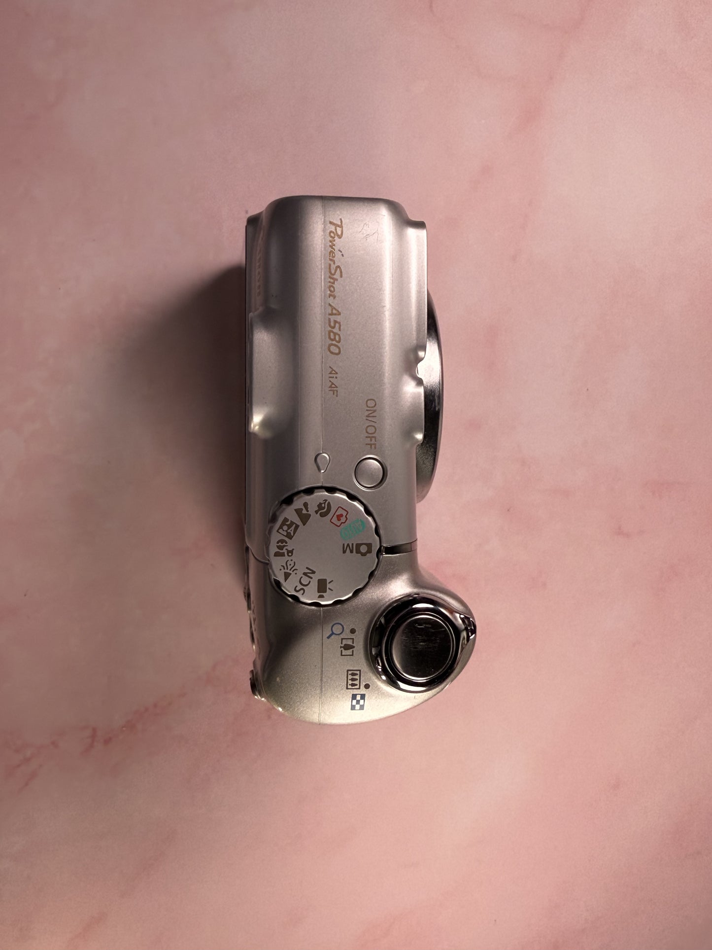Canon PowerShot A580 8.0MP Digital Camera - Silver